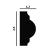 Молдинг гибкий P35F